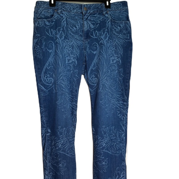 Chico's Denim - Chico's Blue Straight Leg Jeans with Classic Denim Style